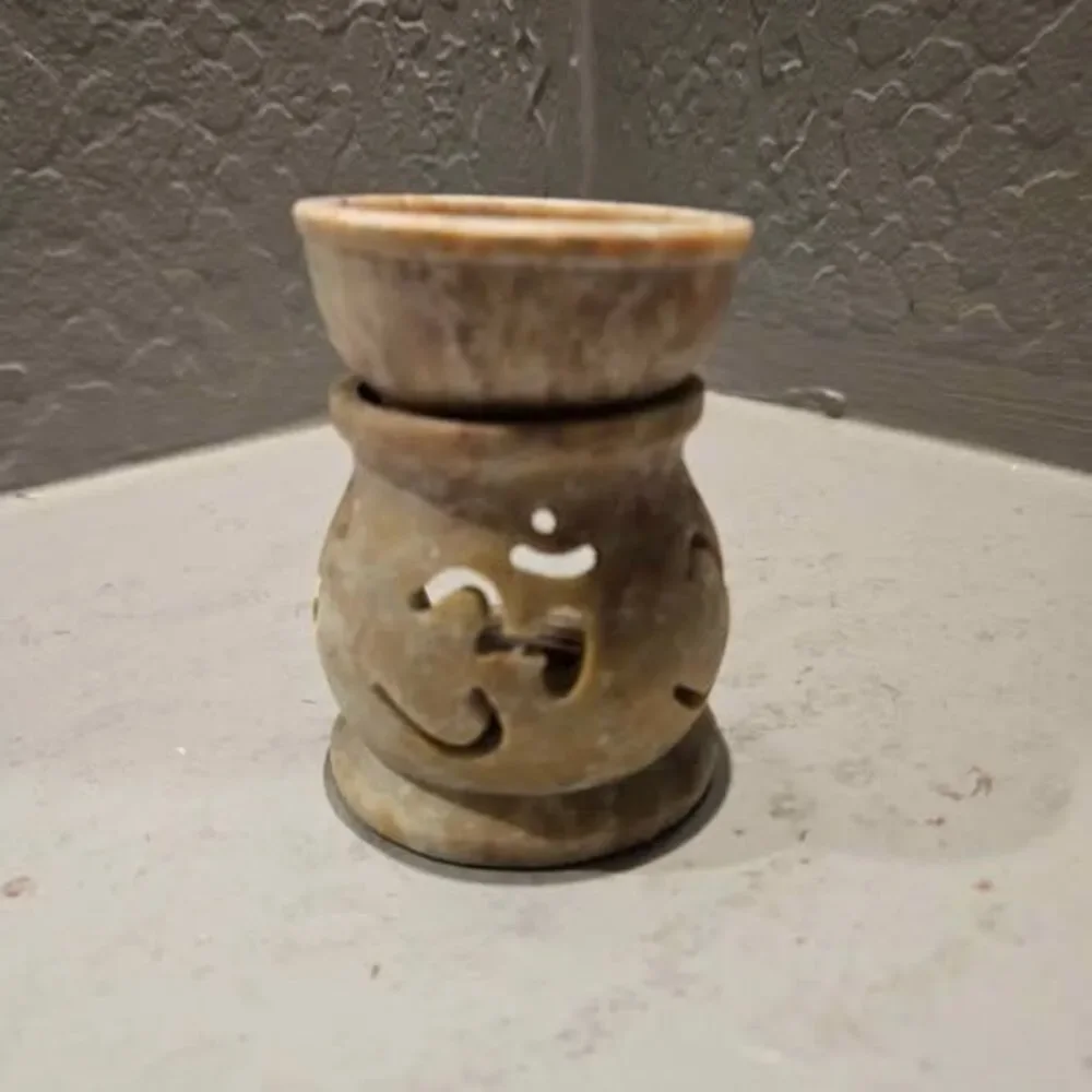 Soapstone Om Oil Diffuser